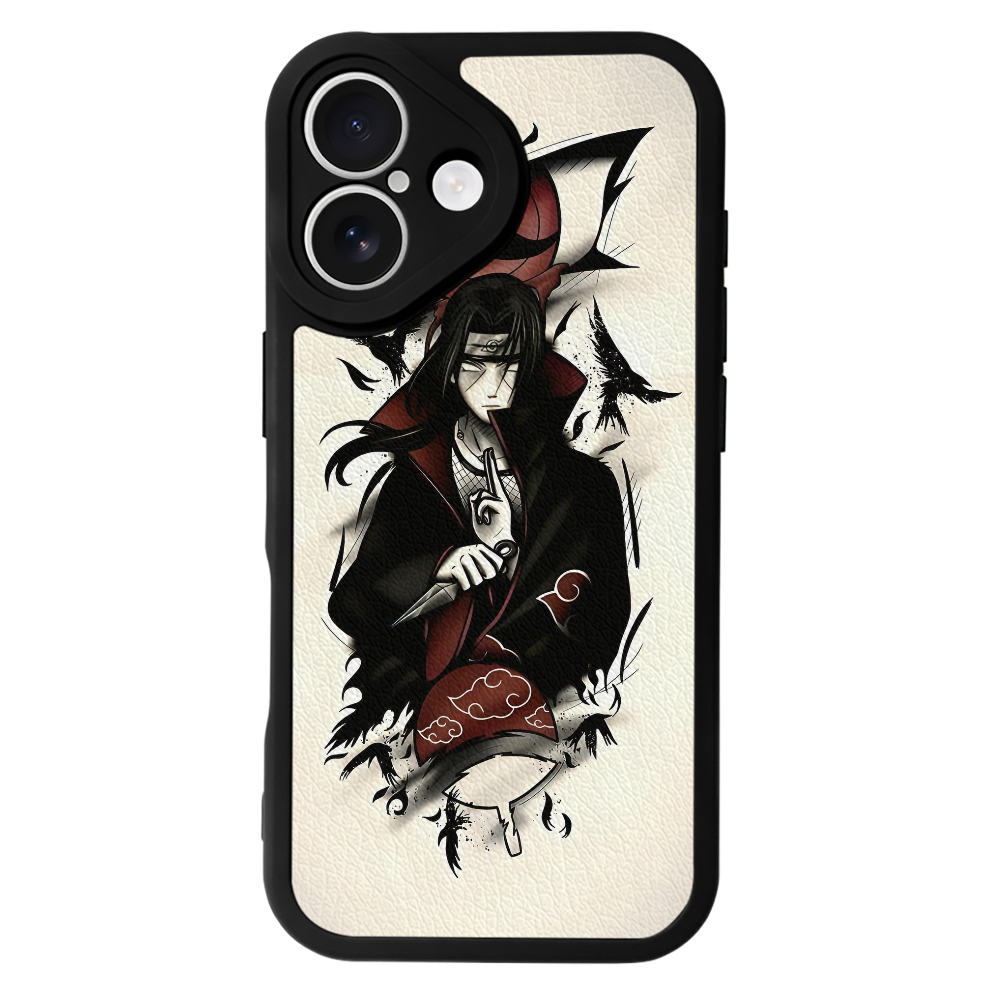 （画像用） NARUTO -ナルト- NARUTO -ナルト- 疾風伝 【iPhone 16シリーズ対応】シリコンスマホケース（レザー調） 材質：シリコン
